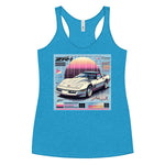 1980s 1990s ZR1 C4 Corvette graphic Retro Aeshtetic Automotive Women's Racerback Tank top