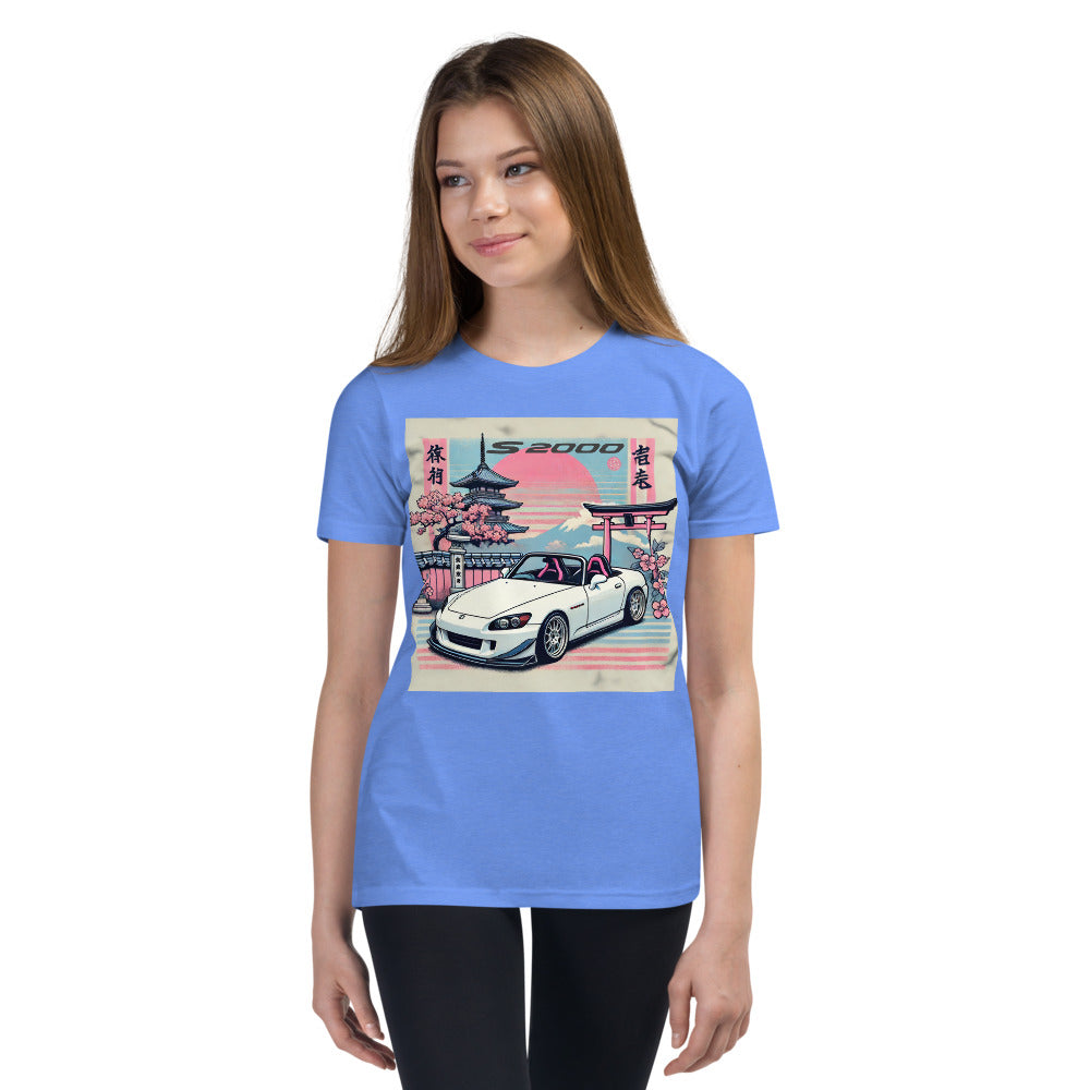 Japanese Aesthetic S2000 tee for JDM Drivers Fans 90s Tuner Car Culture Youth T-Shirt