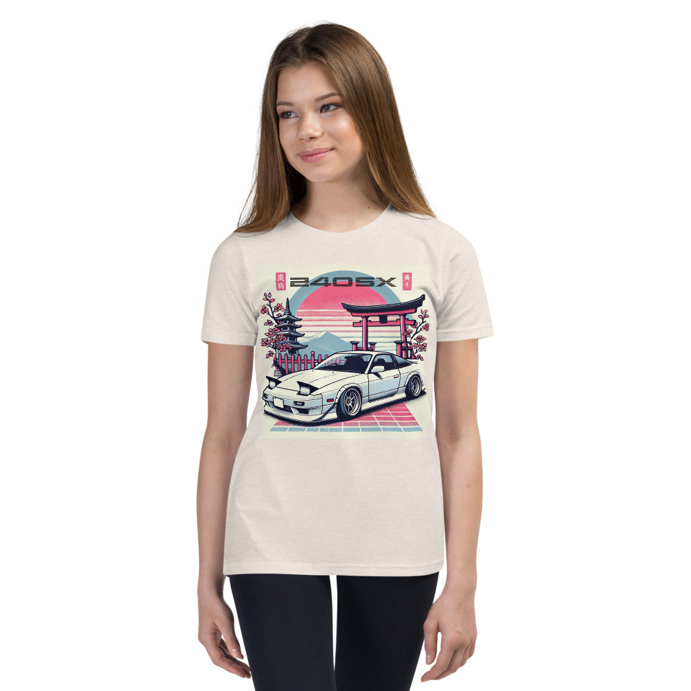 Japanese Aesthetic 240sx tee for JDM Fans 90s Car Culture S13 Youth T-Shirt