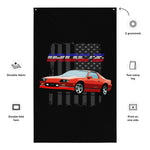 1987 Chevy Camaro IROC-Z - USA Patritoc Custom Gift Tapestry Banner Flag 34.5" x 56"