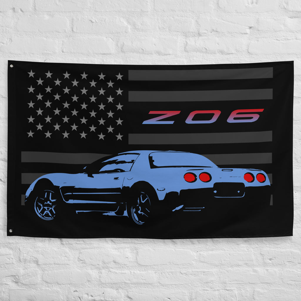 Corvette Rally Flags Wall Flags – Racing Roots