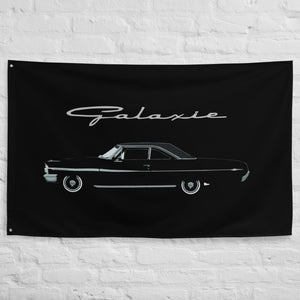 1964 Ford Galaxie Antique Collector Car Custom Wall Art Garage Office Man Cave Banner Flag 34.5" x 56"