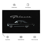 1964 Ford Galaxie Antique Collector Car Custom Wall Art Garage Office Man Cave Banner Flag 34.5" x 56"