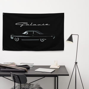 1964 Ford Galaxie Antique Collector Car Custom Wall Art Garage Office Man Cave Banner Flag 34.5" x 56"