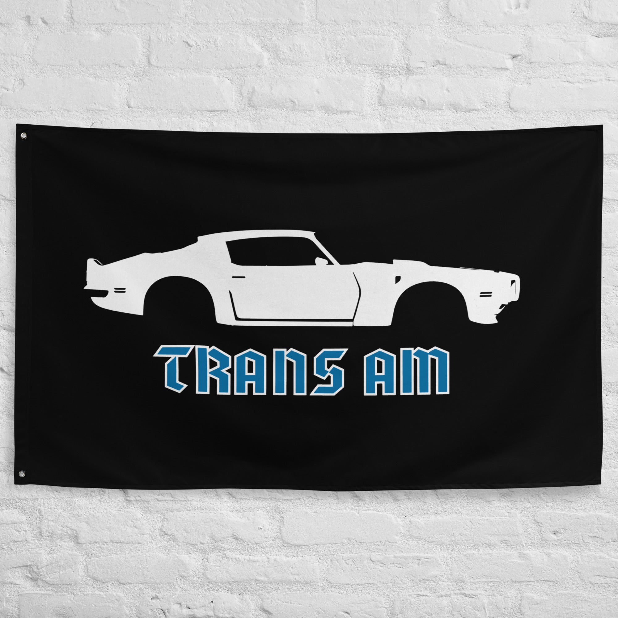 1970 Pontiac Firebird Trans Am Muscle Car Collector Cars Custom Garage Office Man Cave Banner Flag 34.5" x 56"