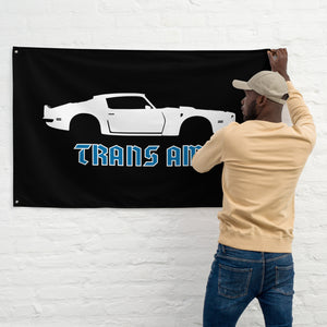 1970 Pontiac Firebird Trans Am Muscle Car Collector Cars Custom Garage Office Man Cave Banner Flag 34.5" x 56"