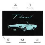 1964 Thunderbird T-bird Classic Car Custom Collector Cars Art American Automotive Nostalgia Garage Office Man Cave Banner Flag 34.5" x 56"