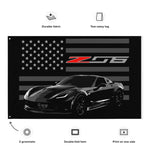 2017 Corvette C7 Z06 Seventh Gen Vette Driver Car Club Garage Office Man Cave Banner Flag 34.5" x 56"