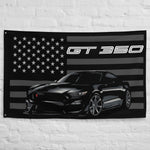 Mustang GT350 Driver Custom Graphic Tee American Stang Car Club Garage Office Man Cave Banner Flag 34.5" x 56"