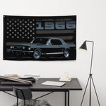 1966 Mustang GT Coupe American Classic Car Collector Cars Nostalgia Garage Office Man Cave Banner Flag 34.5" x 56"