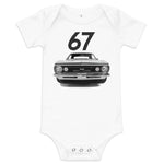 1967 Camaro SS Super Sport Front Grille American Muscle car Owner Gift Hot Rod Drag Racing Cars Baby short sleeve one piece