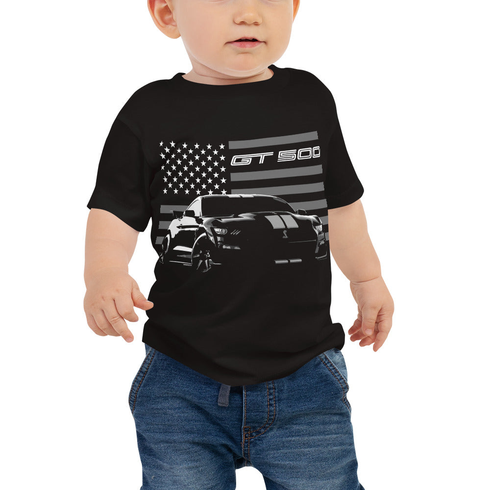 2020 Mustang GT500 Stang Driver Gift Custom Car Club Baby Jersey Short Sleeve Tee