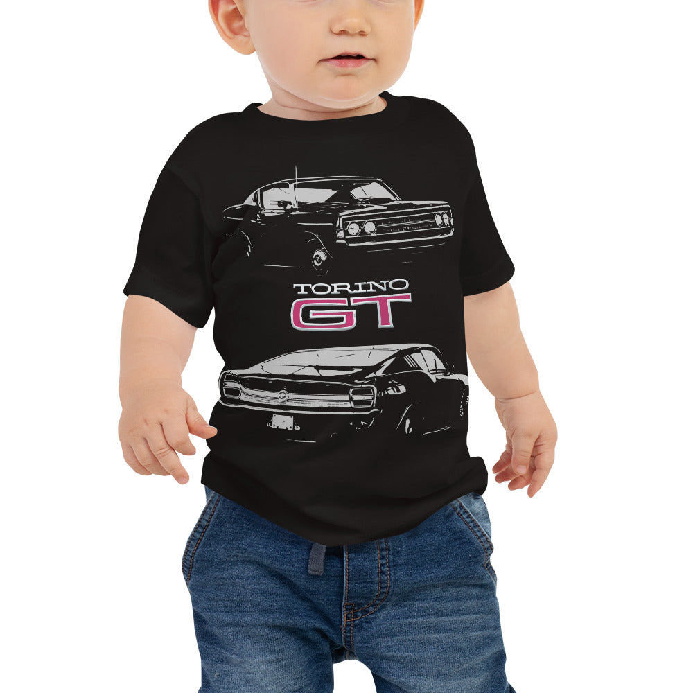 1969 Torino GT Muscle Car Owner Gift Classic Cars Hot Rod Custom Baby Jersey Short Sleeve Tee