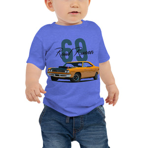 1969 Road Runner Classic Car Collector Cars Baby T-shirt Jersey Short Sleeve Tee