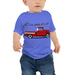 1957 Chevy Cameo Pickup Truck Antique Collector Custom Art Baby Jersey Short Sleeve Tee