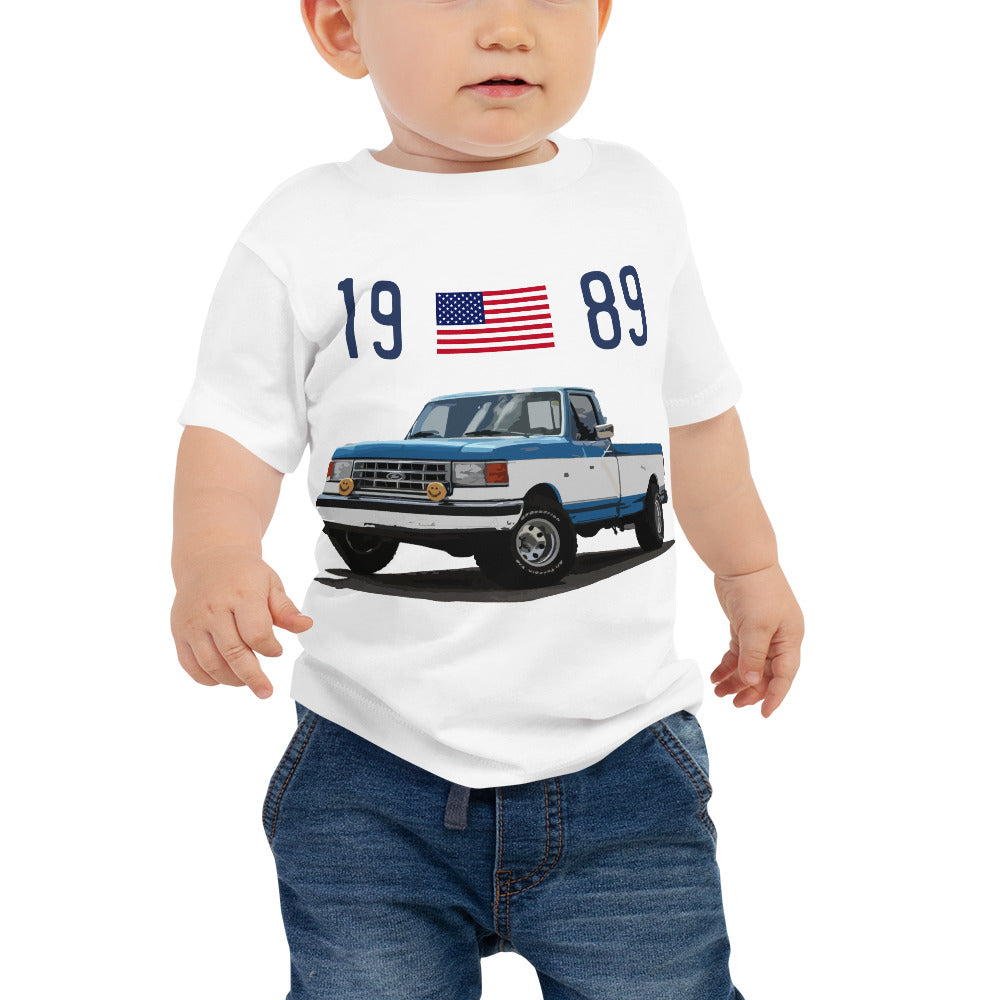 1989 F150 Pickup Truck Owner Gift Baby Jersey Short Sleeve Tee