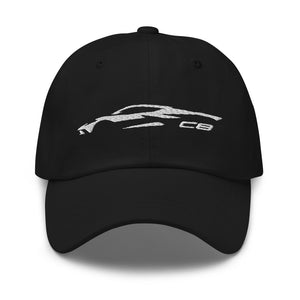 2023 Corvette C8 Outline 8th Gen Mid Engine Vette Gift Dad hat