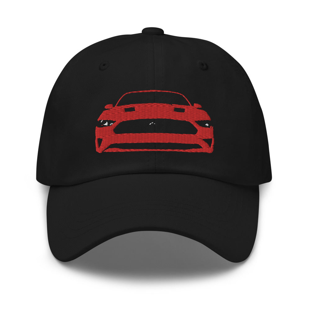 Red Mustang Owner Gift Adjustable Dad hat