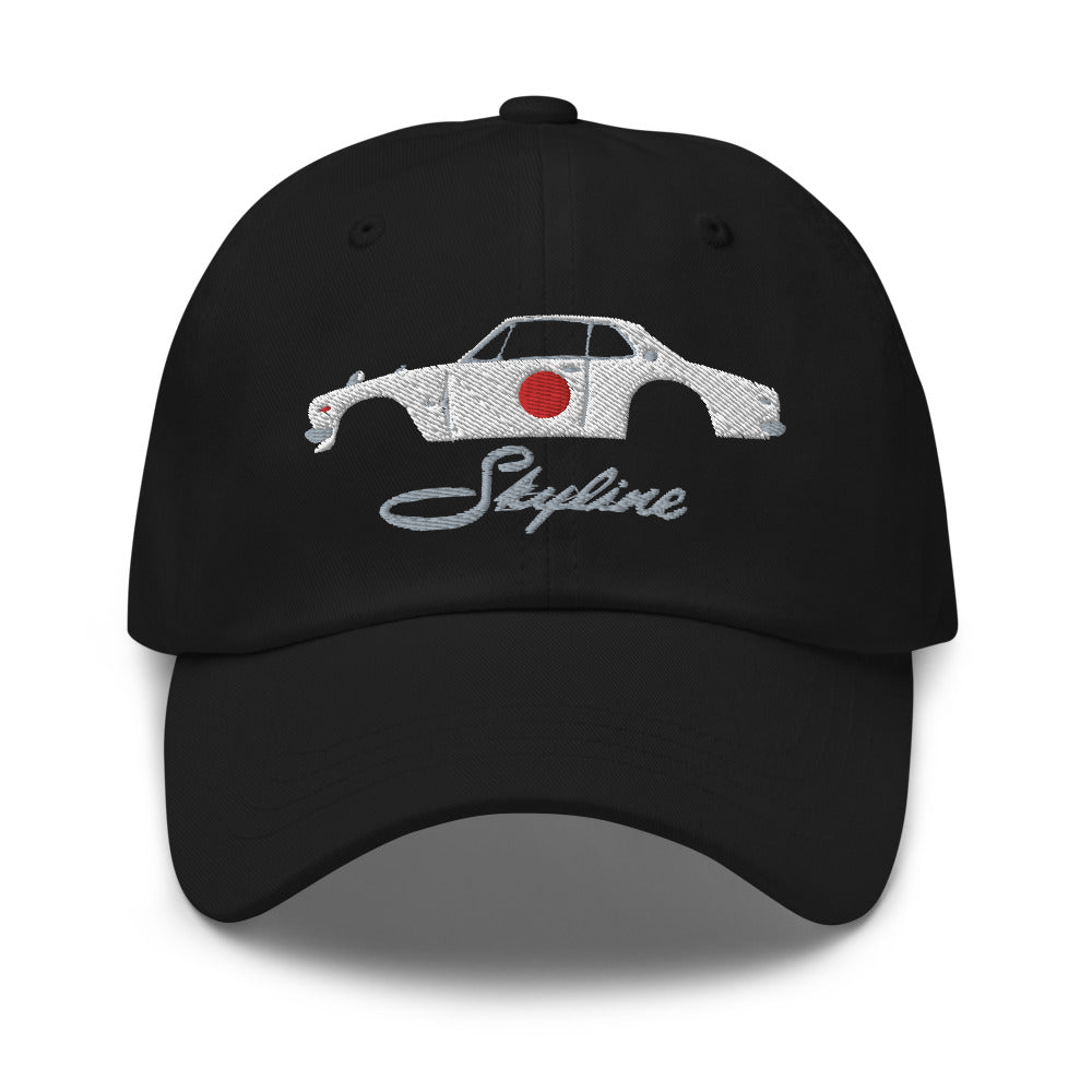 Skyline Hakosuka GT-R Japanese JDM Vintage Datsun GTR Art Dad hat