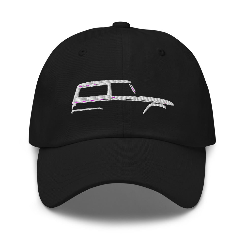 1966 Bronco Silhouette Vintage Truck SUV Off-road 4x4 Adventure Outdoor Trail riding Dad hat