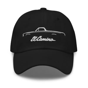 1965 Chevy El Camino Silhouette 2nd Generation Classic Car Truck Dad hat