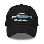 1956 Chevy Bel Air Turquoise Antique Car Collector Cars 56 Belair Dad hat