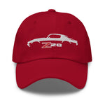 1970 1971 Chevy Camaro Z28 Emblem Silhouette Muscle Car Classic Cars Dad hat