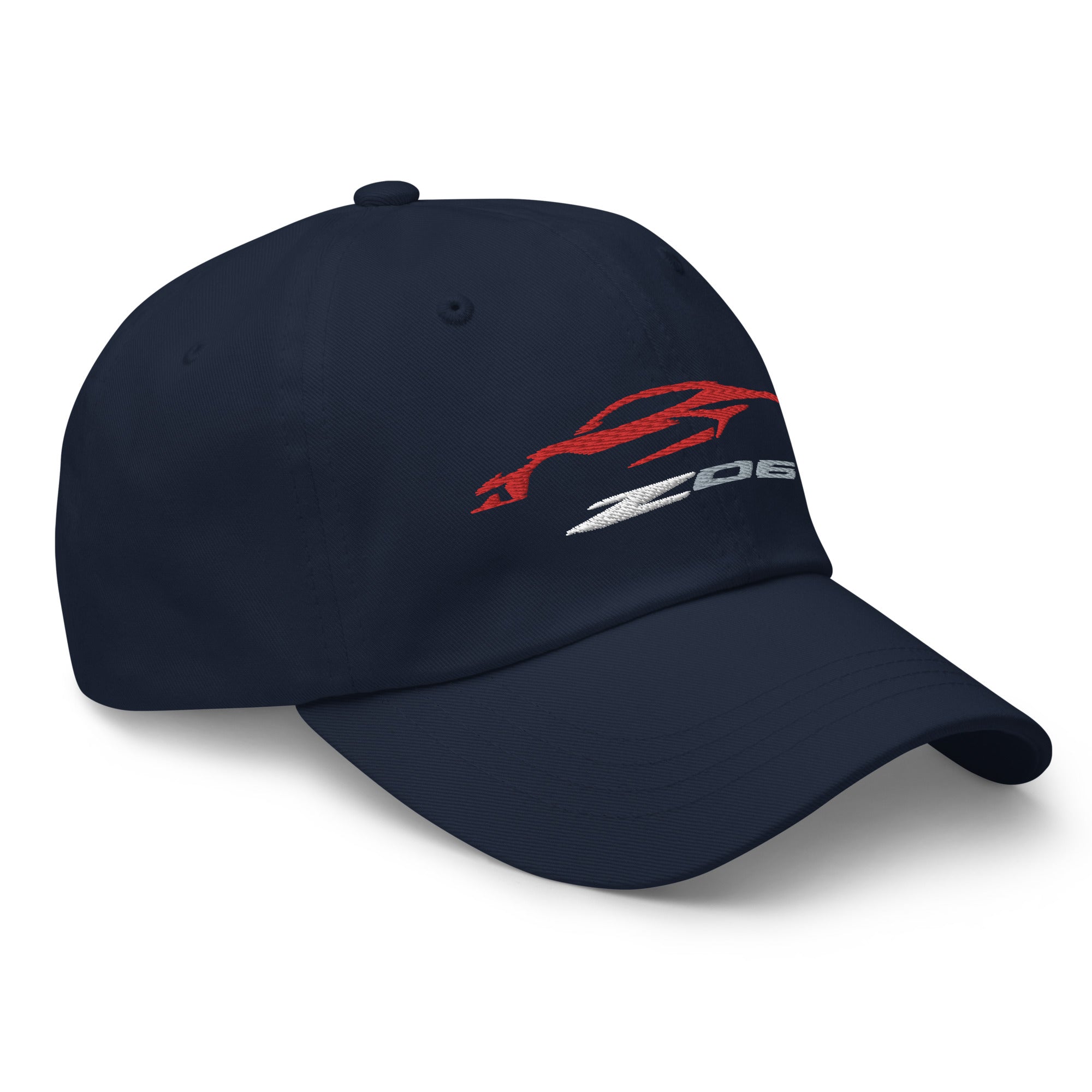 2023 Corvette Z06 C8 Torch Red Vette Silhouette Custom Dad hat