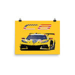 2021 Corvette C8.R IMSA GTLM Racer Poster