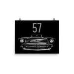 1957 Chevrolet Classic Car Poster