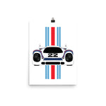 917 Martini Stripes Poster