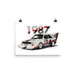 1987 Audi S1 Pikes Peak Rally Car Poster