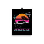 Retrowave Camaro IROC-Z Poster