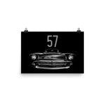 1957 Chevrolet Classic Car Poster