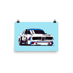 BMW E9 3.0 CSL Racer Poster