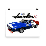 1971 AMC Javelin Race Car Poster