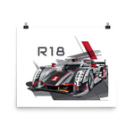 Audi R18 etron quattro LMP Racer Poster