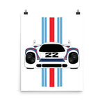 917 Martini Stripes Poster