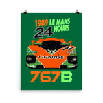 Mazda 767B 1989 Le Mans 24 Poster