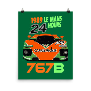 Mazda 767B 1989 Le Mans 24 Poster