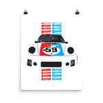 Vintage Brumos 911 RSR Race Car #59 Poster