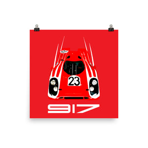 1970  917K Le Mans Racer Poster