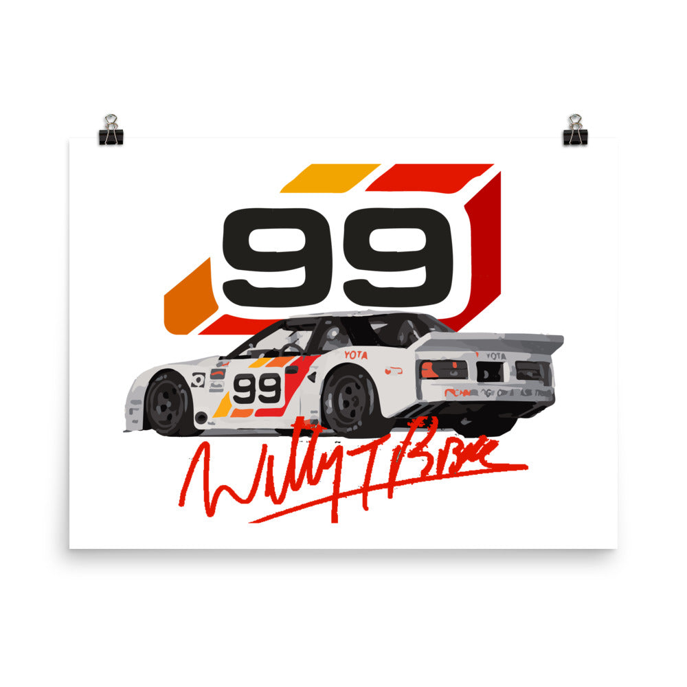 Willy T Ribbs Celica IMSA Race Car Poster – Racing Roots