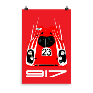 1970  917K Le Mans Racer Poster