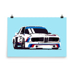 BMW E9 3.0 CSL Racer Poster