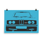 BMW E21 320 3 Series Poster