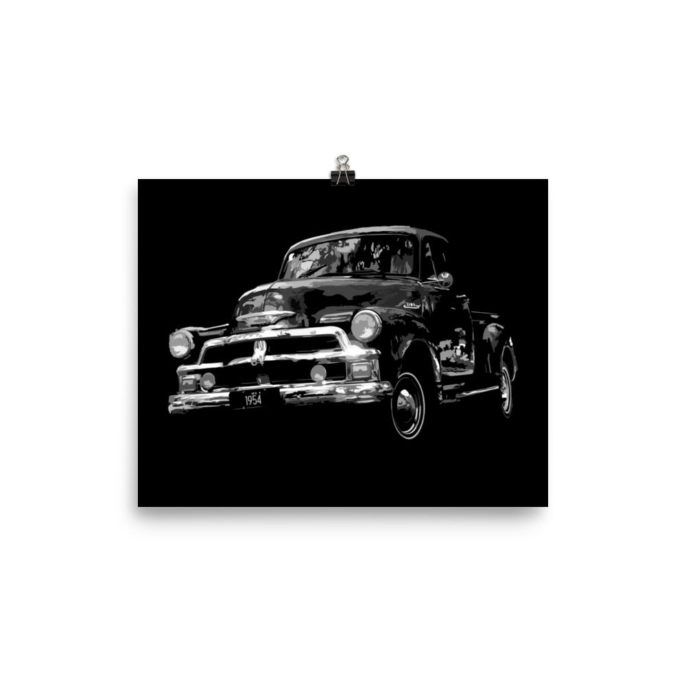 1954 Chevy 3100 Antique Pickup Truck 8 x 10 Poster