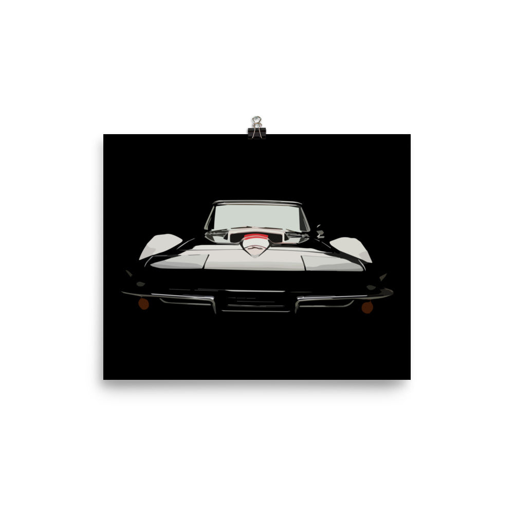1967 Corvette Convertible Poster 8" x 10"
