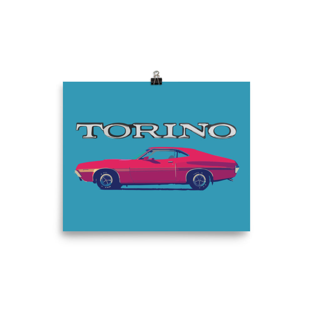 1972 Ford Gran Torino Sport Poster