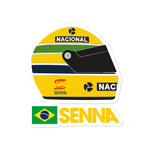 Senna F1 Helmet Bubble-free stickers